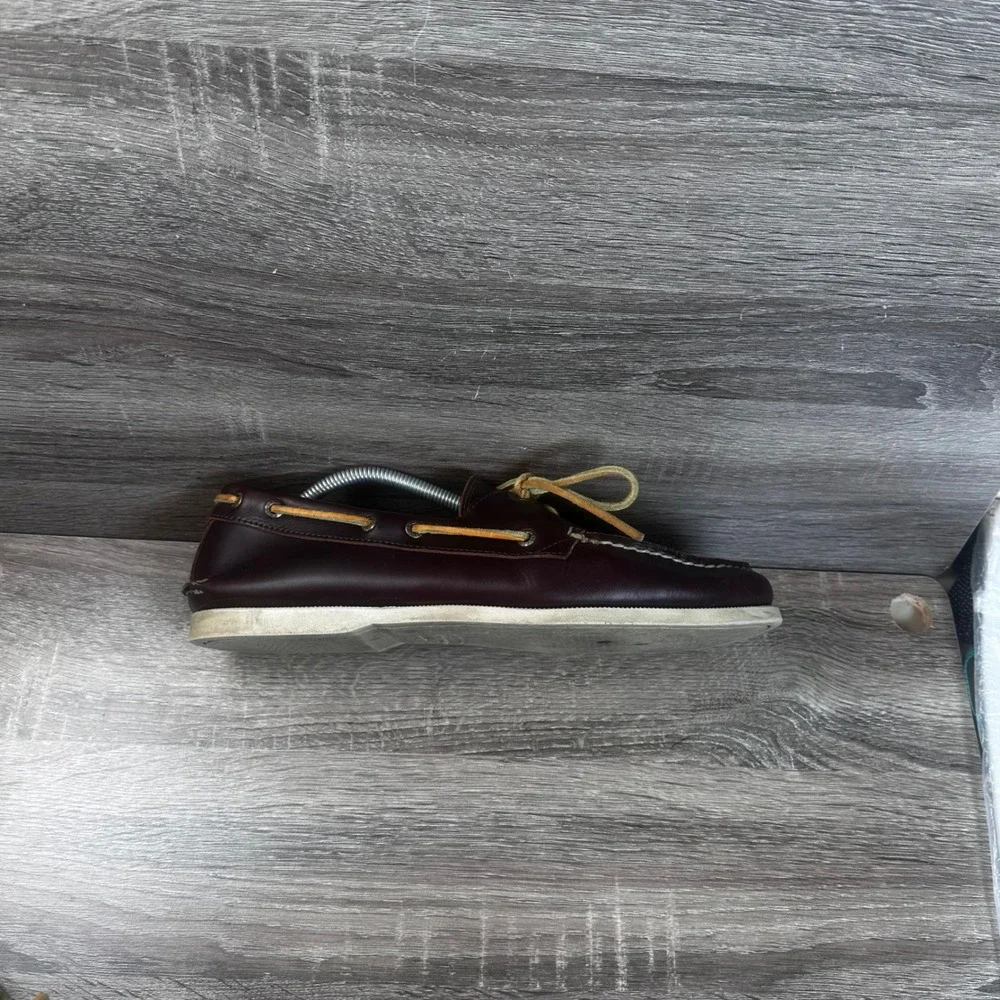 Bass Hampton Core 2 Boat Shoes Mens 12W Leather Moccasins Coastal Preppy Yacht